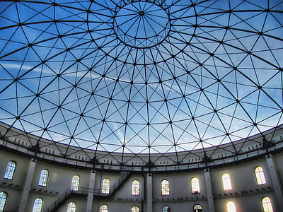 dome, Sky, Architektúra, perspektívy, Outlook, Gasometer, Leipzig