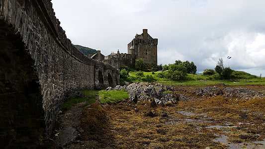 hrad, Skotsko, orientační bod, cestovní ruch, historické, budova, skotský