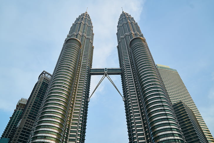 Малайзия, небостъргач, сграда, структура, небе, Чудесно, сгради