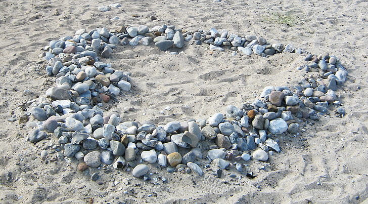 stenen, strand, achtergrond, zee, NAT, strand stenen, Pebble
