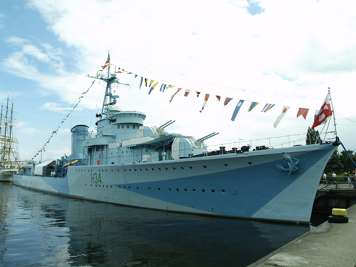 Gdynia, loď, Corp, Port, Poľsko