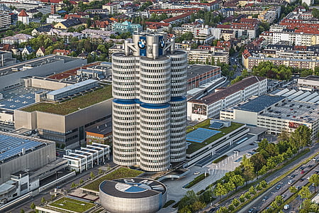 Munich, BMW welt, arquitectura, mundo BMW, Parque Olímpico, Torre de BMW, Museo BMW