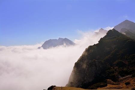 đám mây, dãy núi, cảnh quan, bầu trời, đám mây, phong cảnh núi, Carega