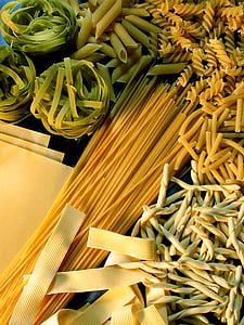 nūdeles, makaronu izstrādājumi, pārtika, veģetārietis, spageti, penne, itāļu virtuve