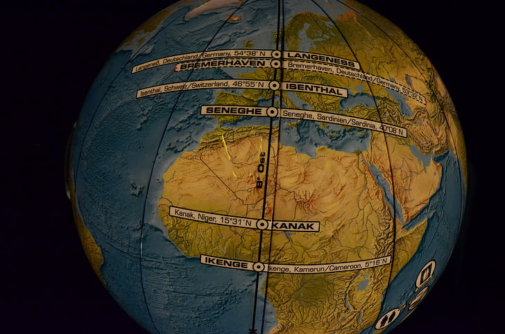 Globe, planeedi, maa