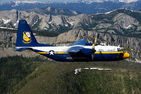 胖阿尔伯特, 飞机, 蓝色的天使, 海军, 飞行示范中队, c-130 大力士, 货物