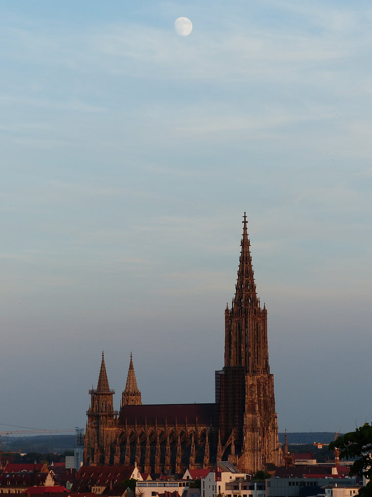Ulm cathedral, kostol, Münster, dom, Cathedral, Architektúra, budova