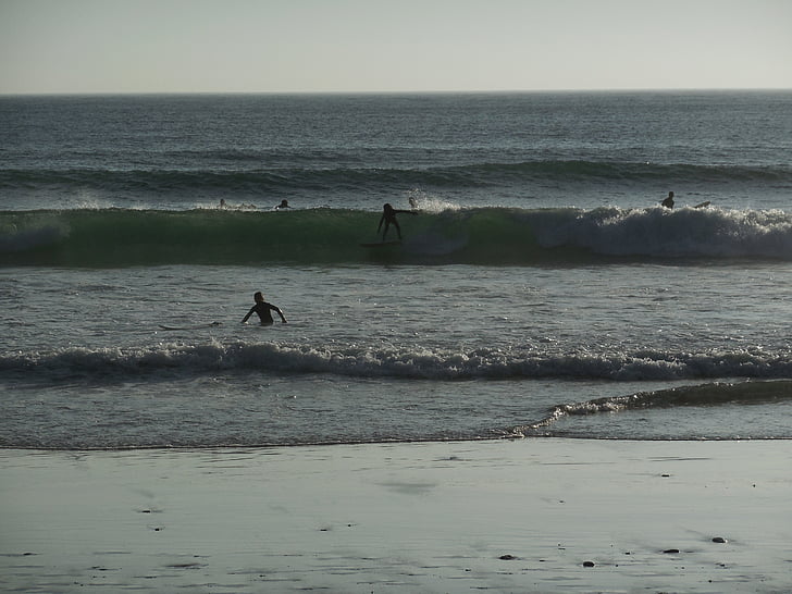 surfing, Algarve, arrifana, olahraga, laut, liburan