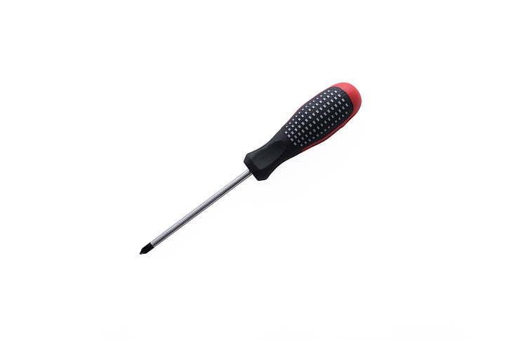 screwdriver, crosshead screwdriver, tool, tools, black and red pen, black pen