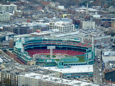 Fenway park, Boston, Massachusetts, rdeči sox, baseball, Nova Anglija, mejnik