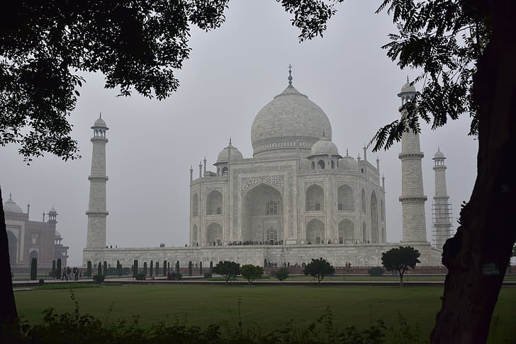India, Agra, Taj mahal, graven, monument, arkitektur, minnesmerke