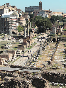 Forum, Rom, Italien, romerska, Foro romano, romarna, gamla