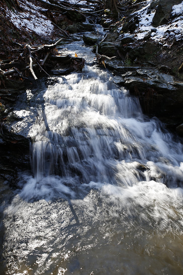 natuur, rivier, Stream, water, Torrent, Rock, waterval