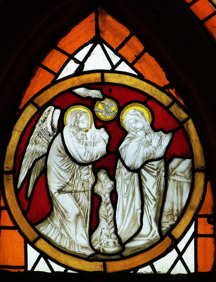 finestra, l'església, finestra de l'església, color, vidre, imatge, Nadal