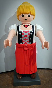 playmobil, figure, toys, figures, game characters, play, woman