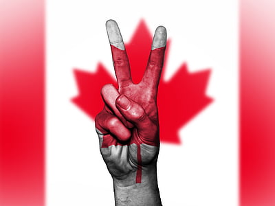 béke, Kanada, zászló, kanadai, Parlament, kormány, nemzeti