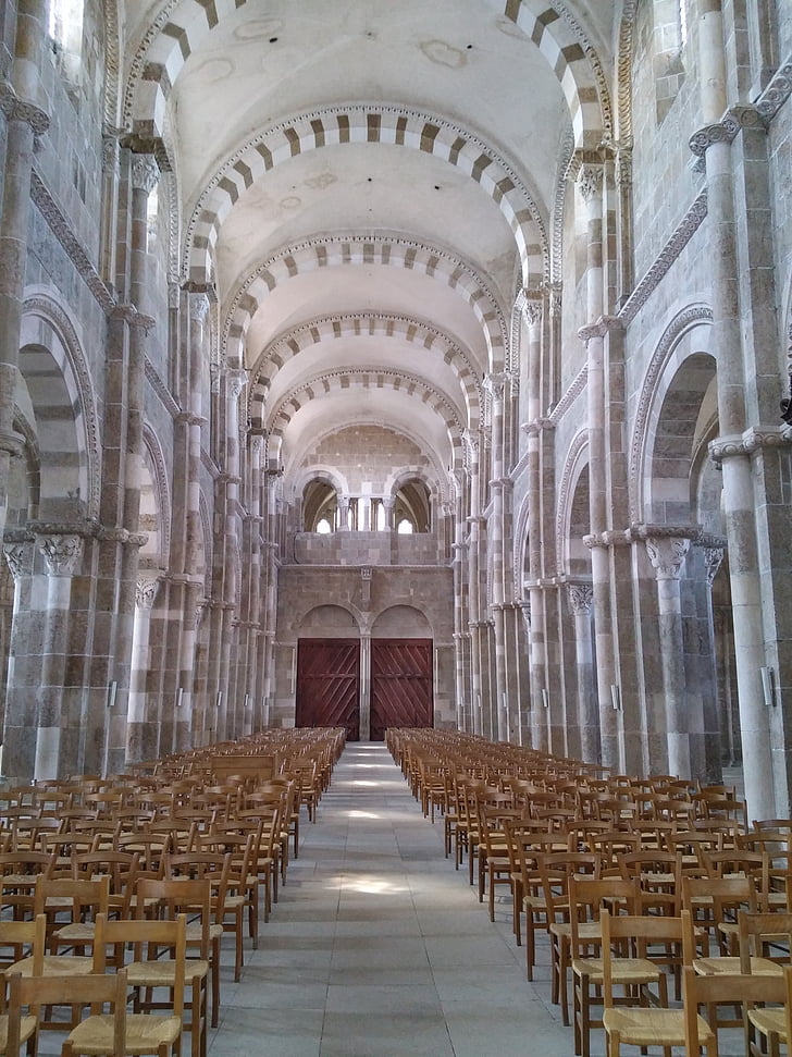 Франция, Dom, Църква, столове, светлина, катедрала, исторически