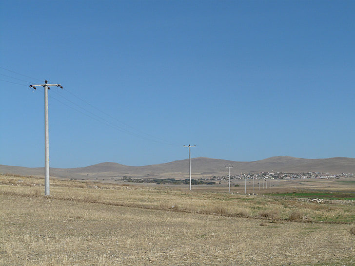 power line, power poles, line, energy, landscape
