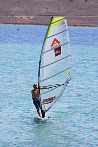 de surf, windsurf, viento, vela, Marina, Alaçatı