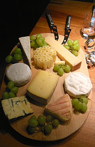 奶酪, 新年除夕, 节日, 庆祝活动, 刀, 葡萄, 晚上