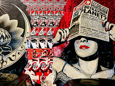 graffiti, vzor, San diego, poslouchat propagandy, kultur
