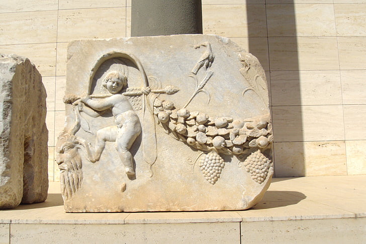 Antalyas museum, museet, på, arkitektur, skulptur
