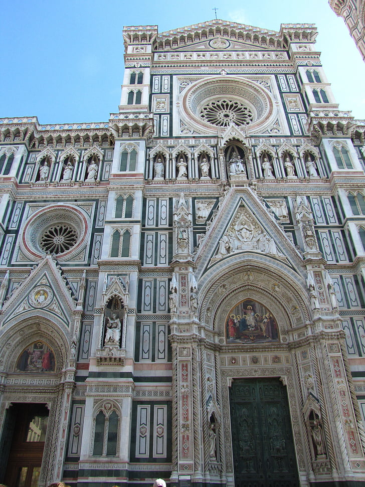 Florencie, kopule, kostel, Hezké, ohromující, centrální torcello di santa maria del fiore