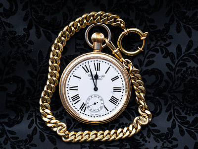 clock, gold, valuable, time, pointer, antique, nostalgia