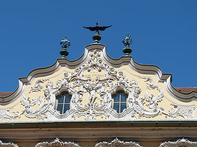 Würzburg, Bayern, sveitserfranc, historisk, bygge, fasade, gamlebyen