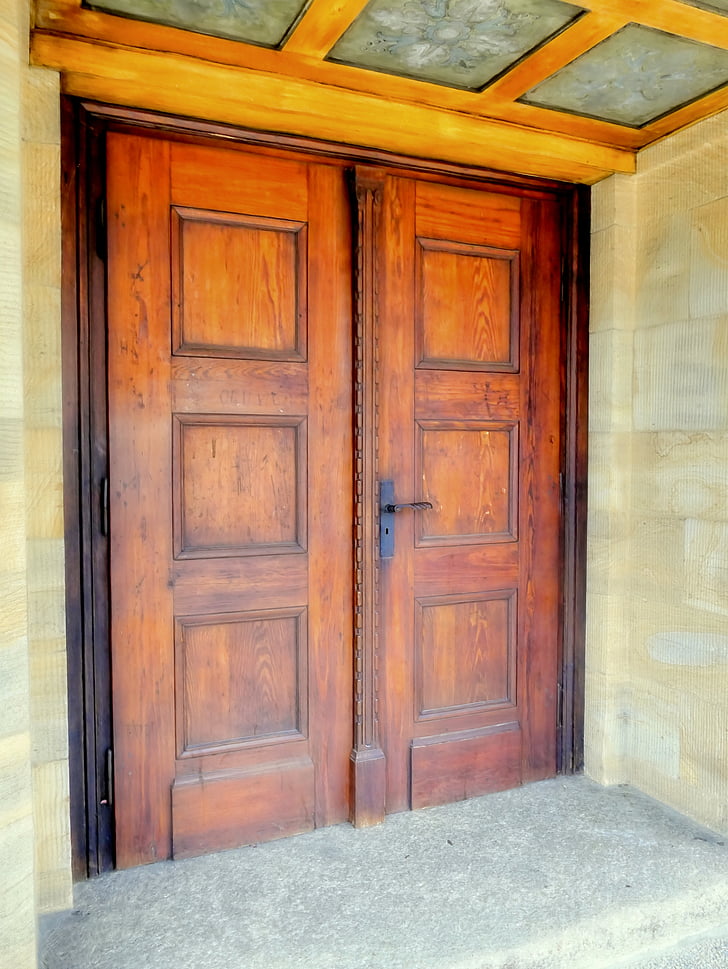 cerkev vrata, vrata, cilj, vhodni portal, portal cerkve, stara vrata, lesa