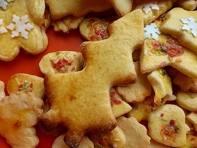 cookie, ausstecherle, cây Giáng sinh, Giáng sinh, Biscuit, ngon, Ngọt ngào