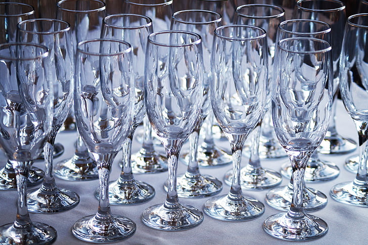 Brille, Champagner, Alkohol, Champagner-Gläser, Wein, Feier, Partei