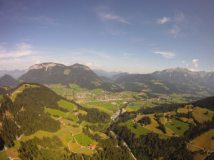 mountains, austria, vision, panorama, hiking, landscape, nature