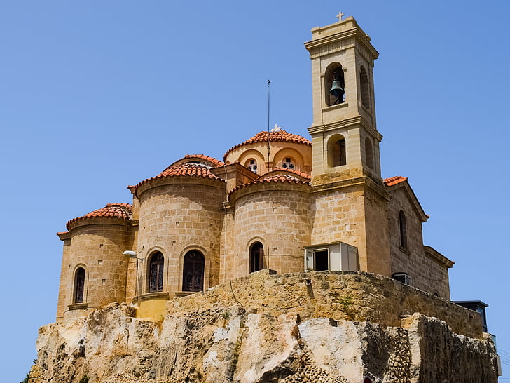 Cyprus, Paphos, theoskepasti, kostol, pravoslávna, náboženstvo, kresťanstvo