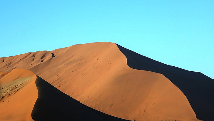 dunes rouges, Namibie, désert, sable de Roter, dune de sable, sable, nature