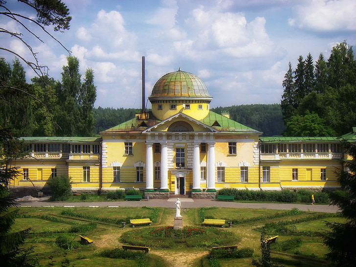 borovoe, Oroszország, Manor, ingatlan, kastély, haza, építészet