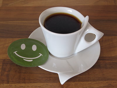 kaffekopp, Cup, smilefjes, kaffe