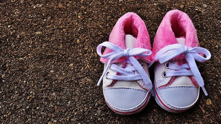 zapatos de bebé, pequeño, bebé, lindo, con encanto, zapatos, zapatos de los niños
