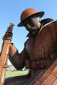 escultura, Tommy, soldado, militar, Memorial