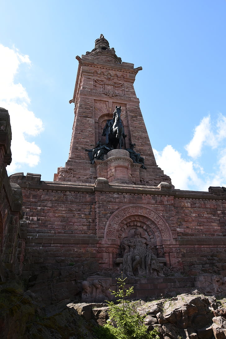 Barbarossa monument, monumentet, blå himmel, Sky, blå, arkitektur, Tyskland