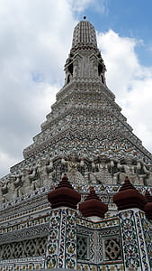 palace, temple complex, towers, places of worship, bangkok, lumphini park, faith