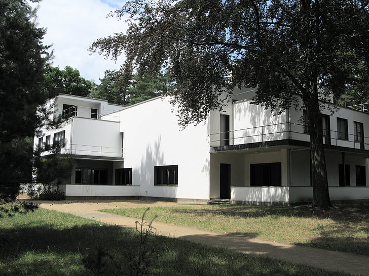 Architektur, Bauhaus, Dessau, Haus, Gropius, Gebäude, Welterbe