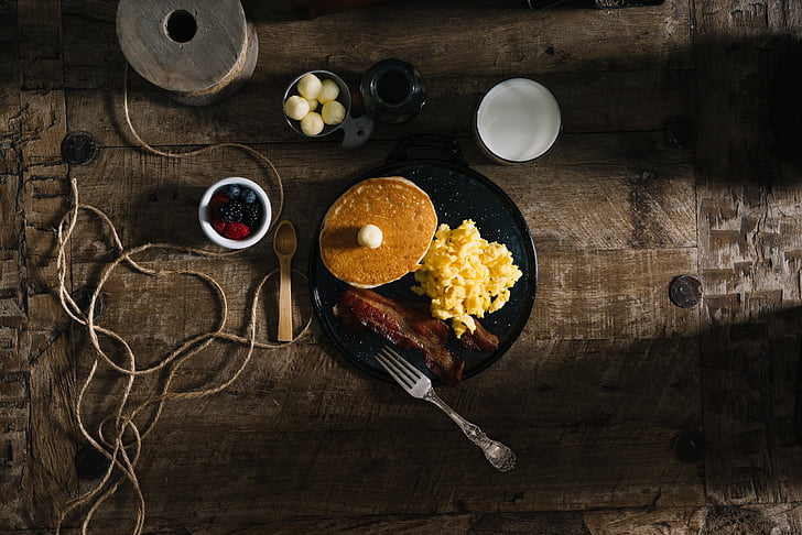 dish, food, meal, rustic, table, wooden, directly above