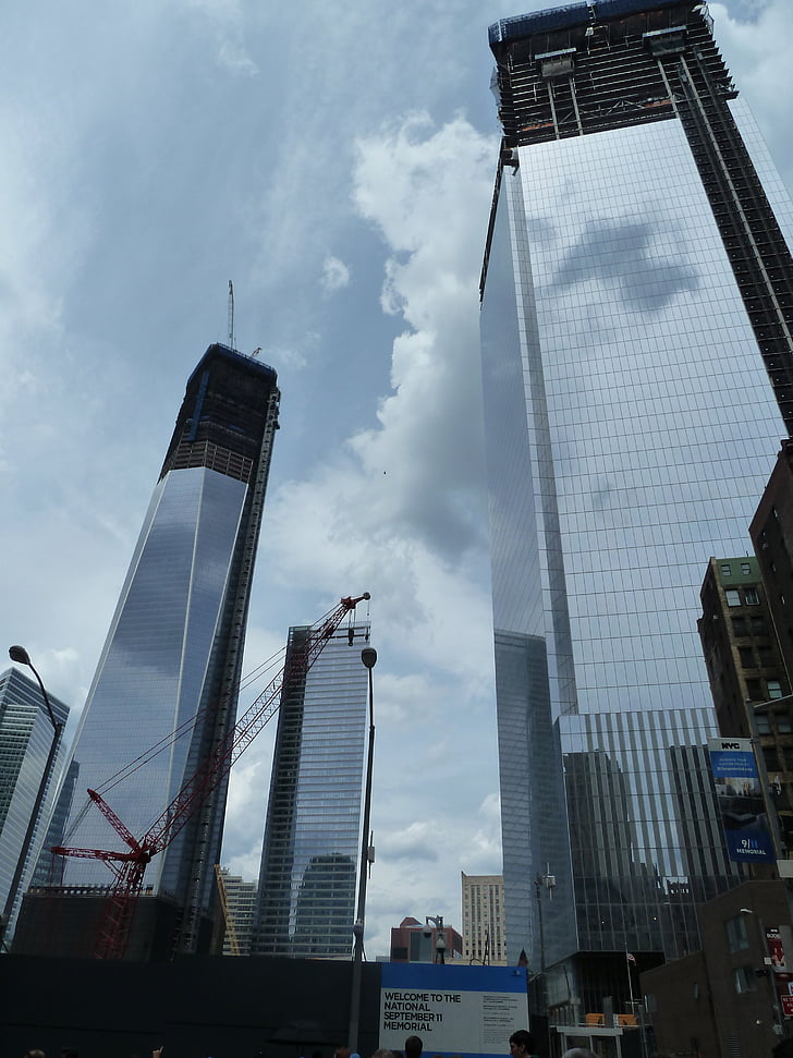 one world trade Centre, Manhattan, wieże, centrum miasta, punkt orientacyjny, 1 wtc