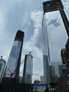 en Svetovni trgovinski center, Manhattan, stolpi, centru, mejnik, 1 wtc