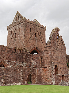 ruiny, Kaplica, historyczne, budynek, ruiny kościoła, Szkocja, Próchnica