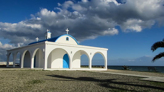 Cipru, Ayia thekla, Capela, ortodoxe, vizitare a obiectivelor turistice