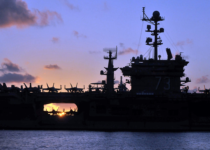 aircraft carrier, military, silhouette, navy, defense, aircraft, planes