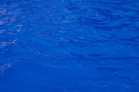 agua, piscina, azul