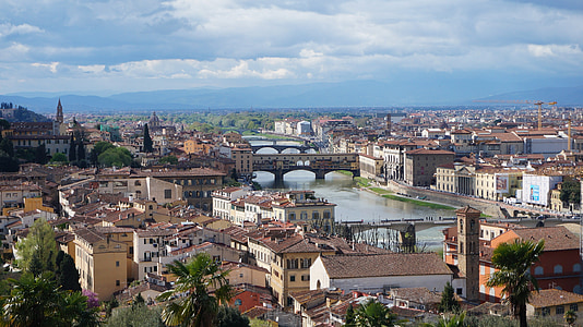 Italië, Florence, Michelangelo plein
